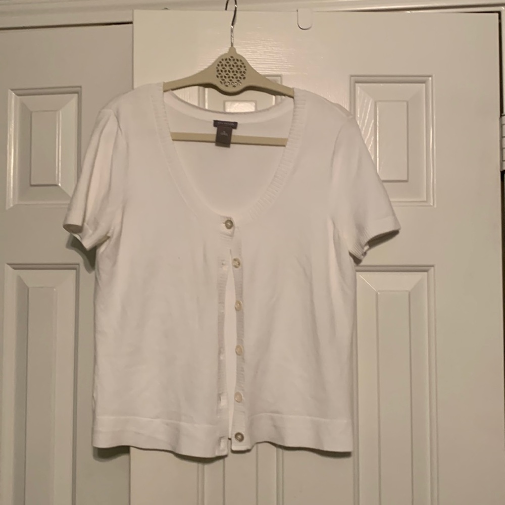 Ann Taylor scoop neck cardigan euc